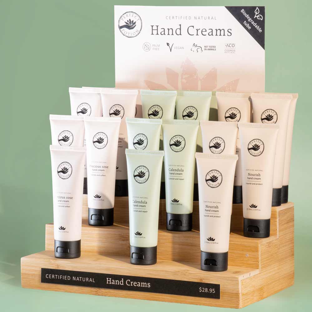 Natural Hand Cream Display Bundle