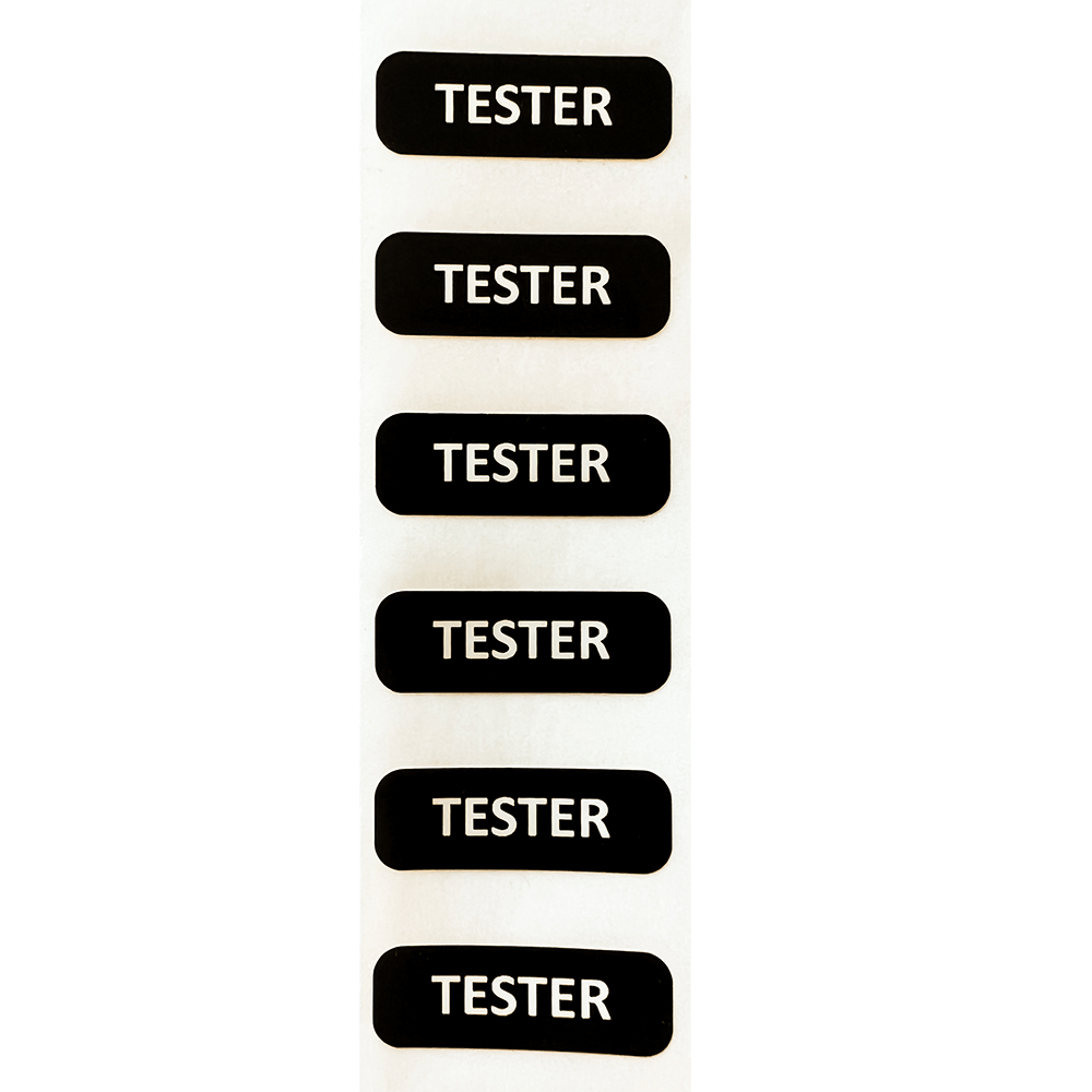 Tester Sticker - rectangle