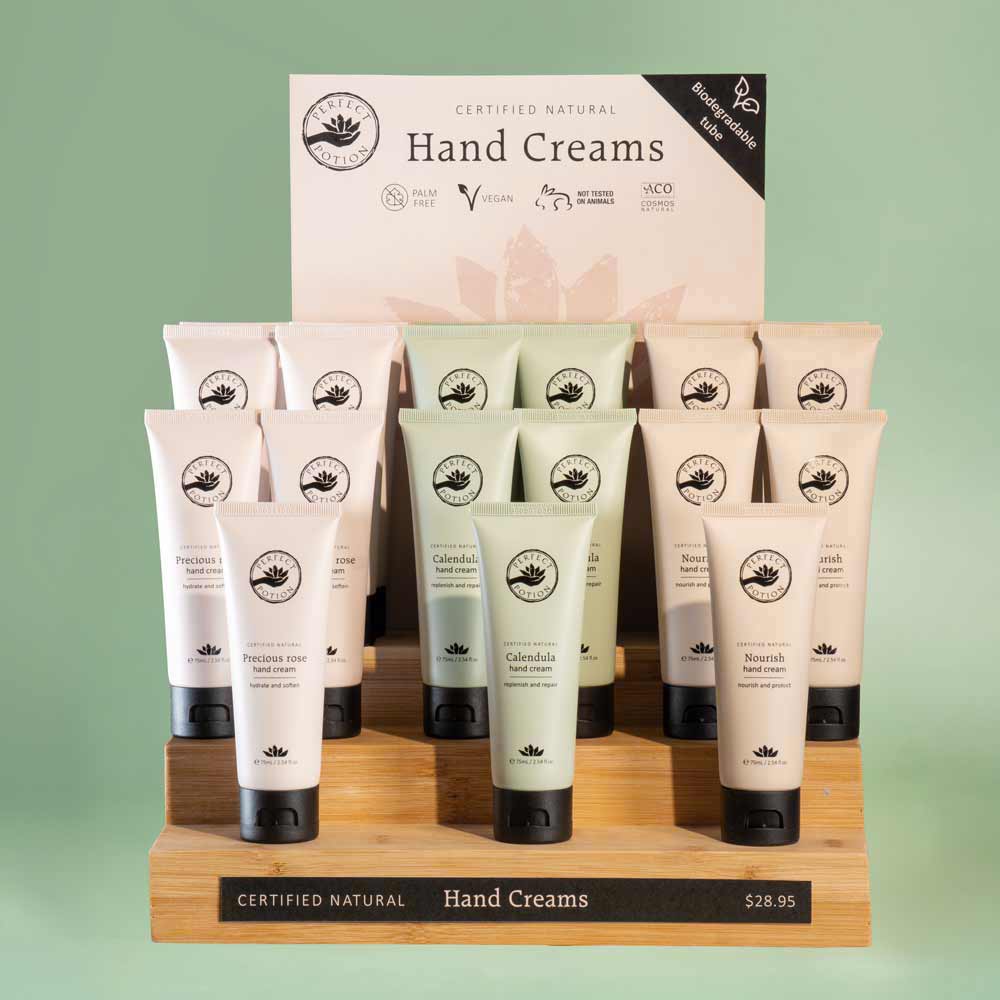 Natural Hand Cream Display Bundle