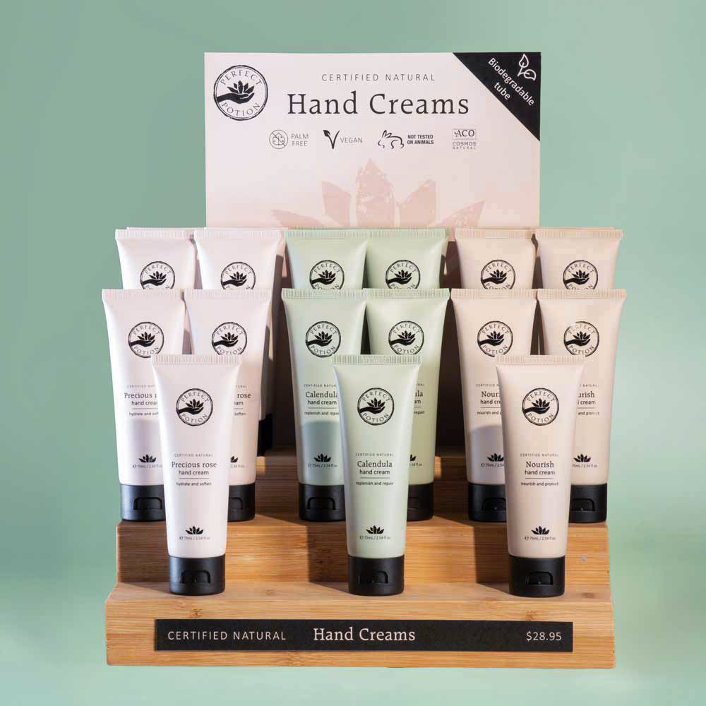 Natural Hand Cream Display Bundle