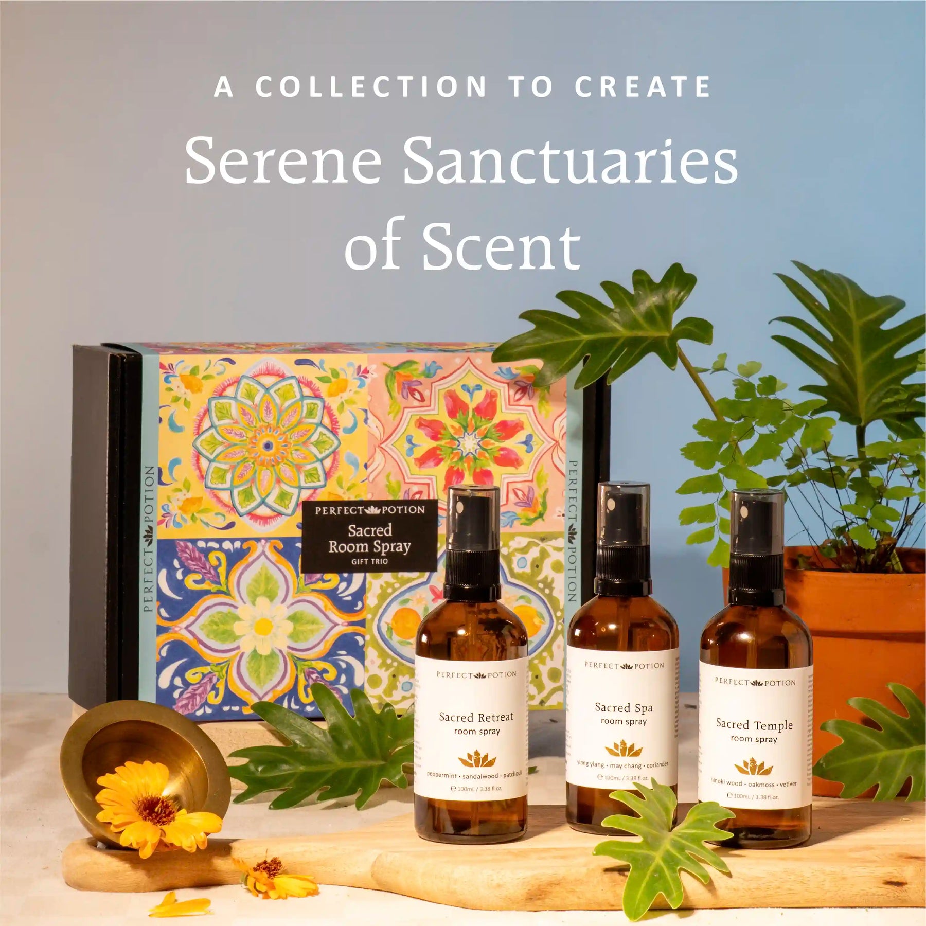 Sacred Room Spray Gift Trio